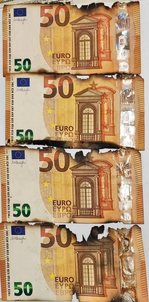 Обмен горелых евро