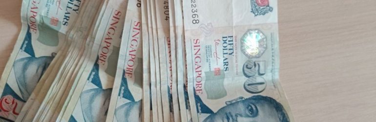 Обменять сингапурские доллары